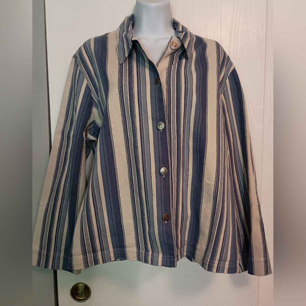 Sag Harbor Sport Boxy Style Jacket, Sz L